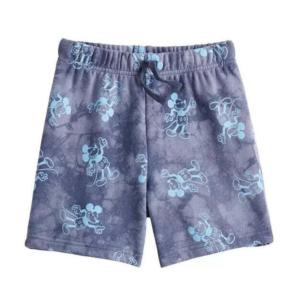 New! Jumping Beans Disney Mickey Mouse Toddler Boy Tie Dyed Shorts Size 5T Blue